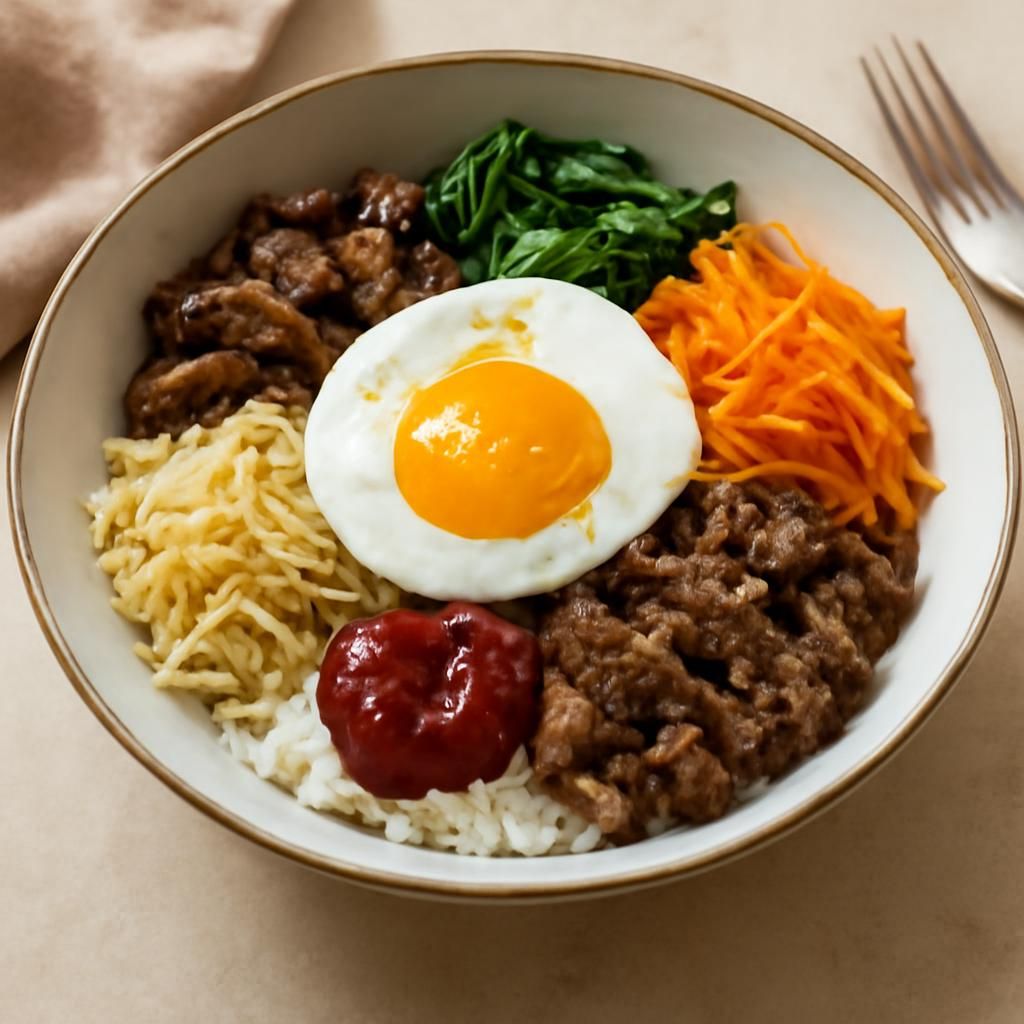 Bibimbap coréen au thermomix
