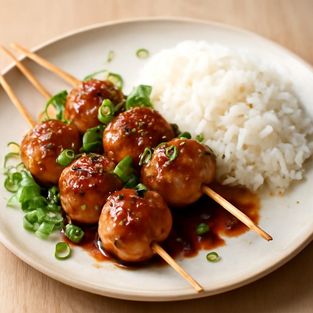 Polpette di pollo Yakitori – Tsukune al thermomix