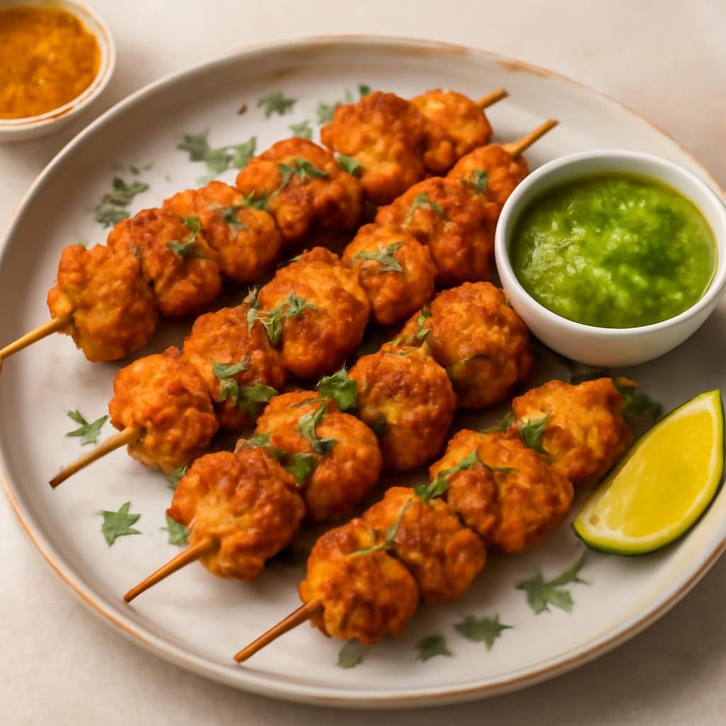 Spiedini di pollo tandoori al thermomix