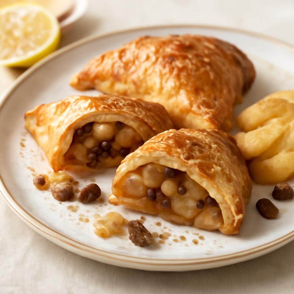 Empanadas rápidas de manzana y pasas en thermomix