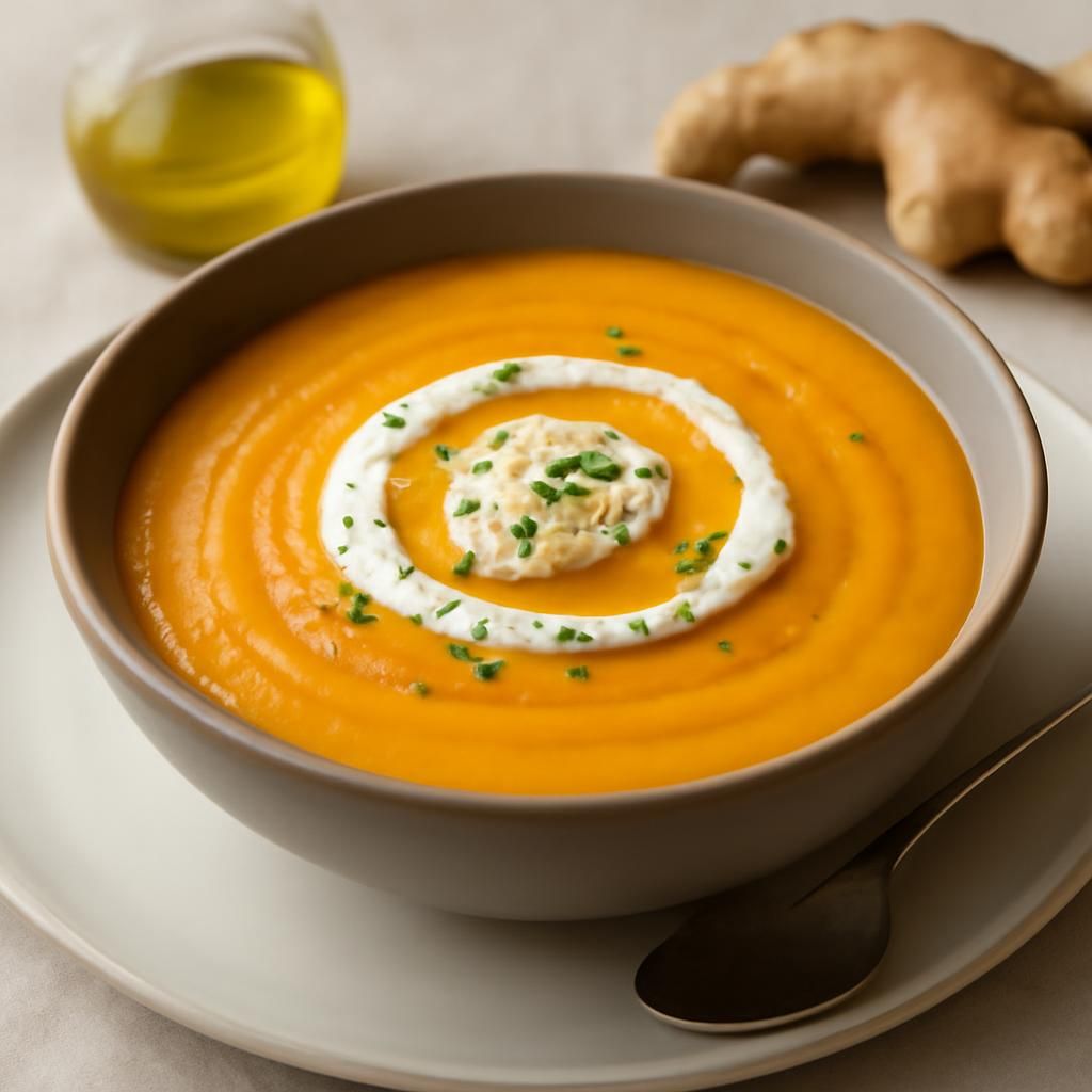 Sweet Potato and Ginger Cream with Thermomix