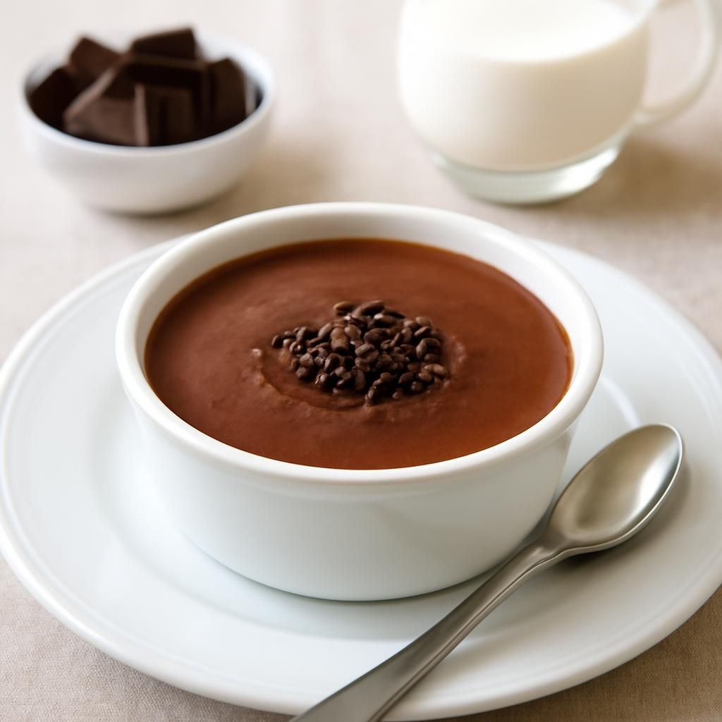 Creme de sobremesa de chocolate
