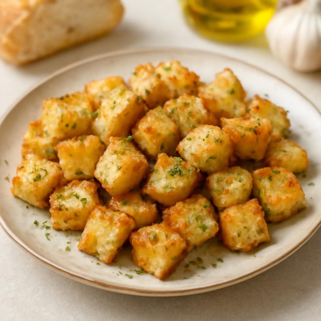 Croûtons de alho no thermomix
