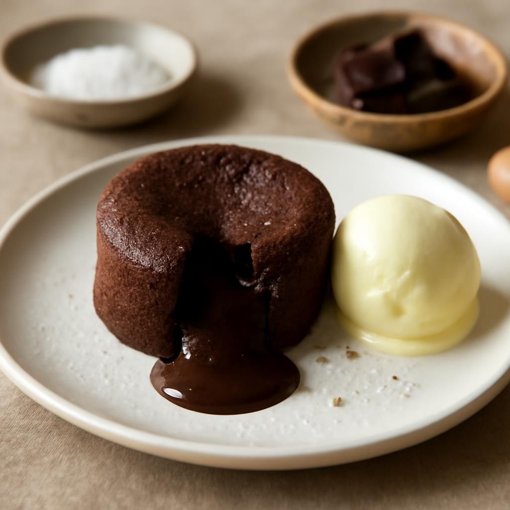 Schokoladenfondant mit Eiweiß im Thermomix