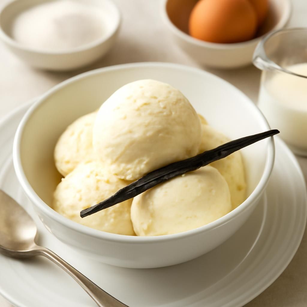 Glace à la vanille au thermomix