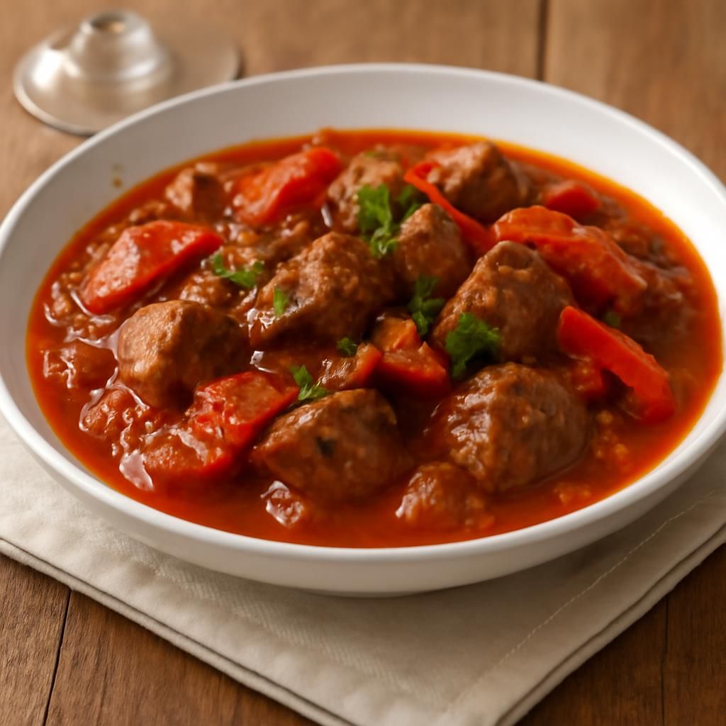 Goulash a la húngara