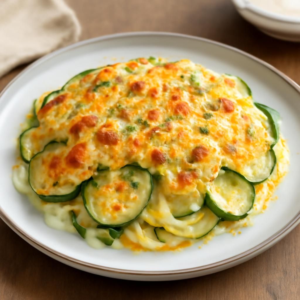 Quick Zucchini Gratin