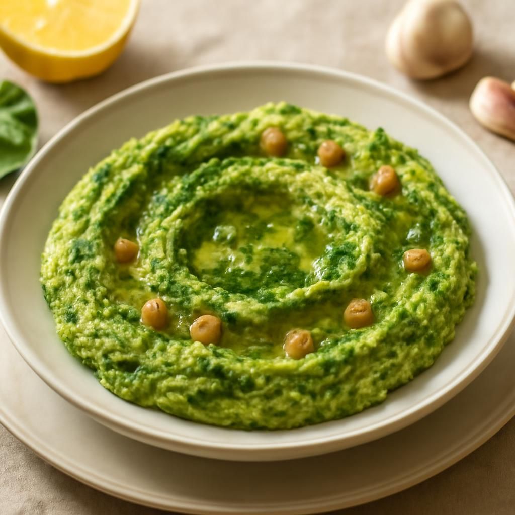 Hummus de perejil