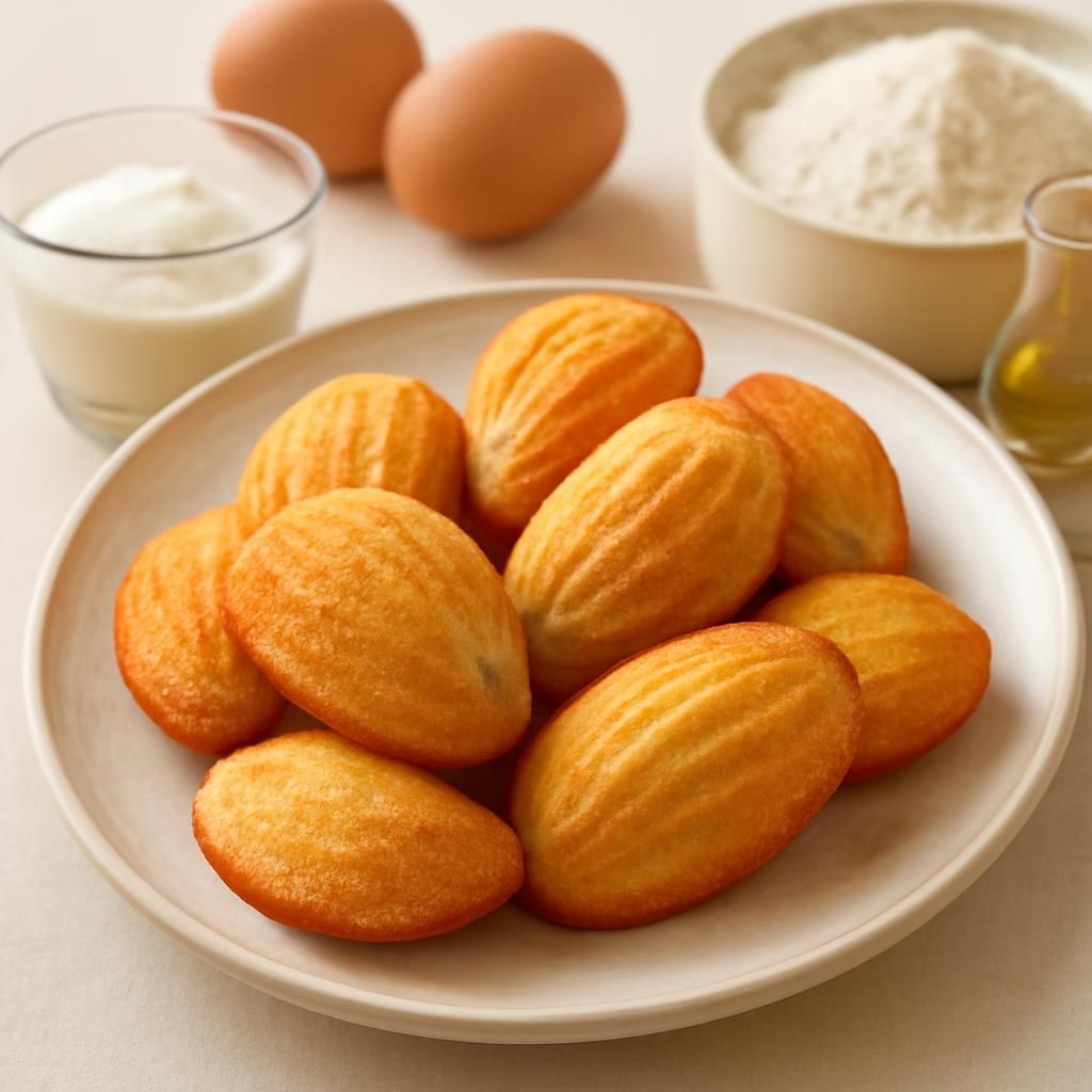 مادلين بالزبادي باستخدام Thermomix