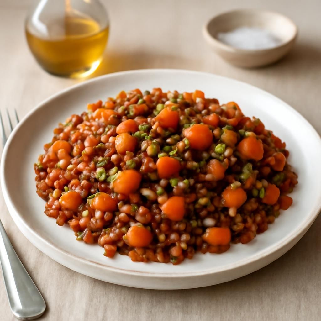 Mijoté de lentilles épicées au thermomix