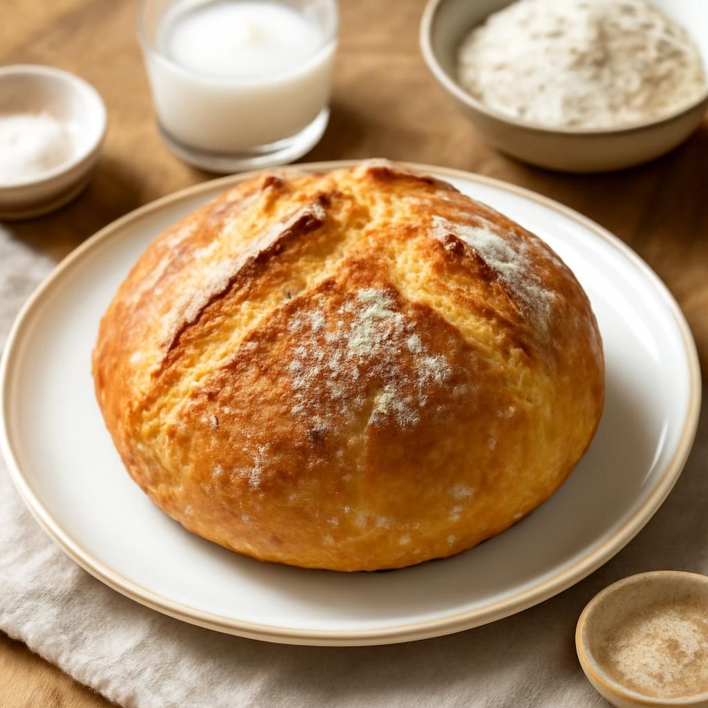Pain blanc fait maison sans pétrissage