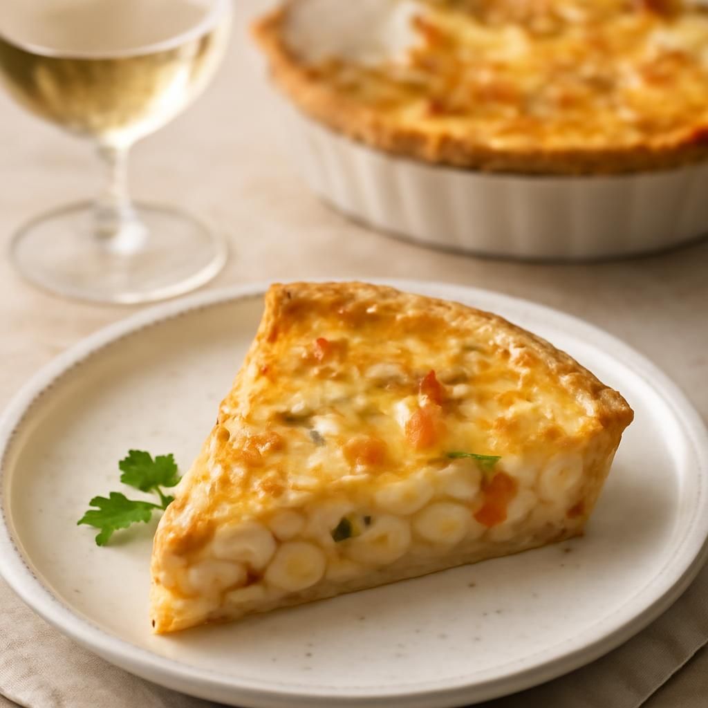 Quiche de Frutos do Mar no Thermomix