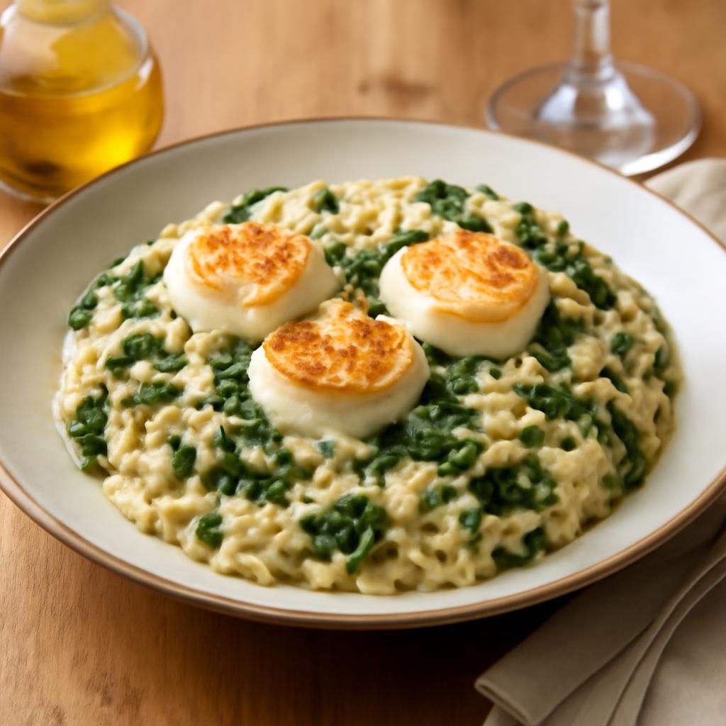 Risotto chèvre épinards au thermomix
