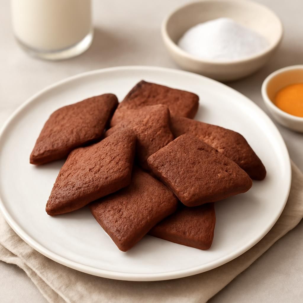 Sablés diamant au cacao au thermomix