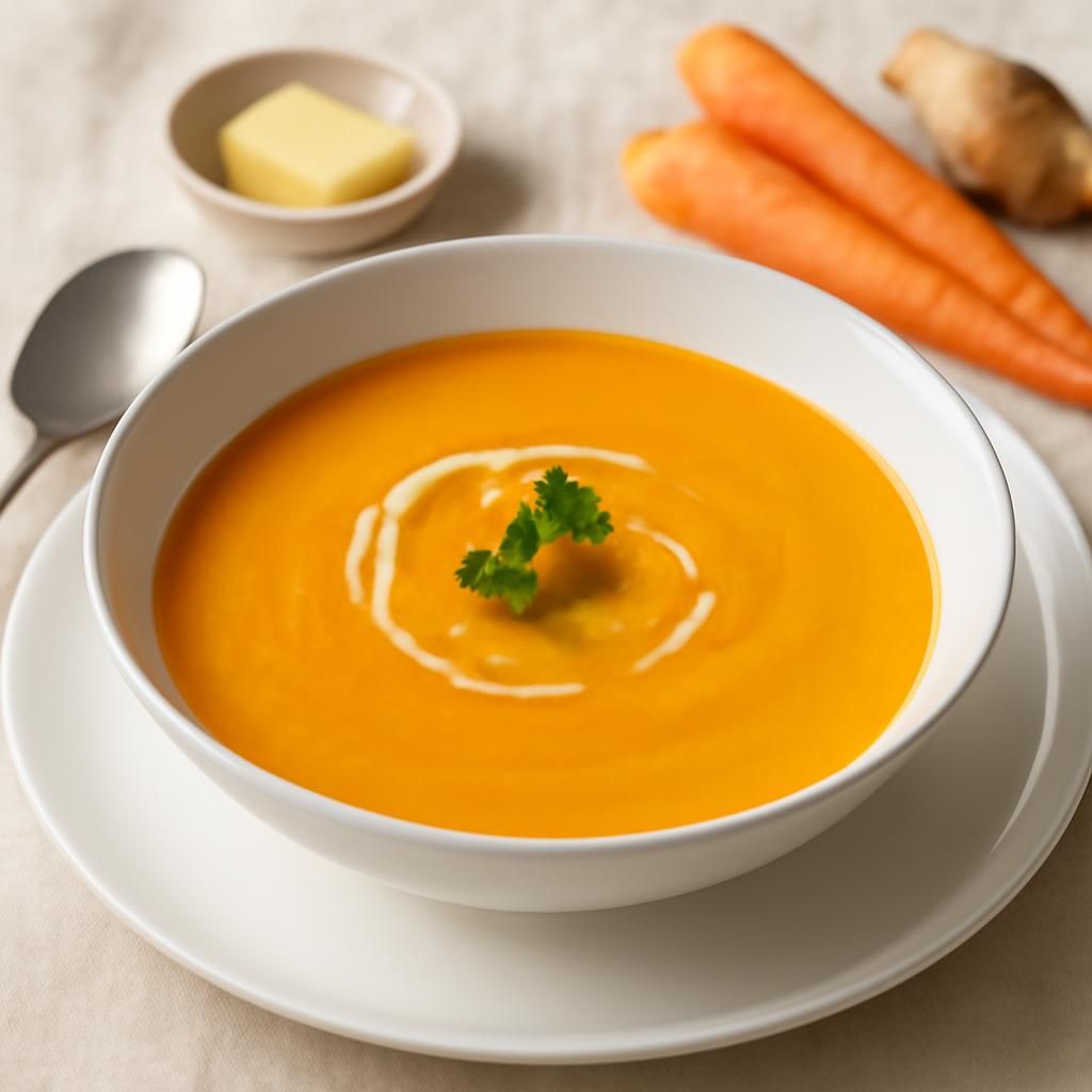Kürbissuppe mit Orange und Ingwer im Thermomix