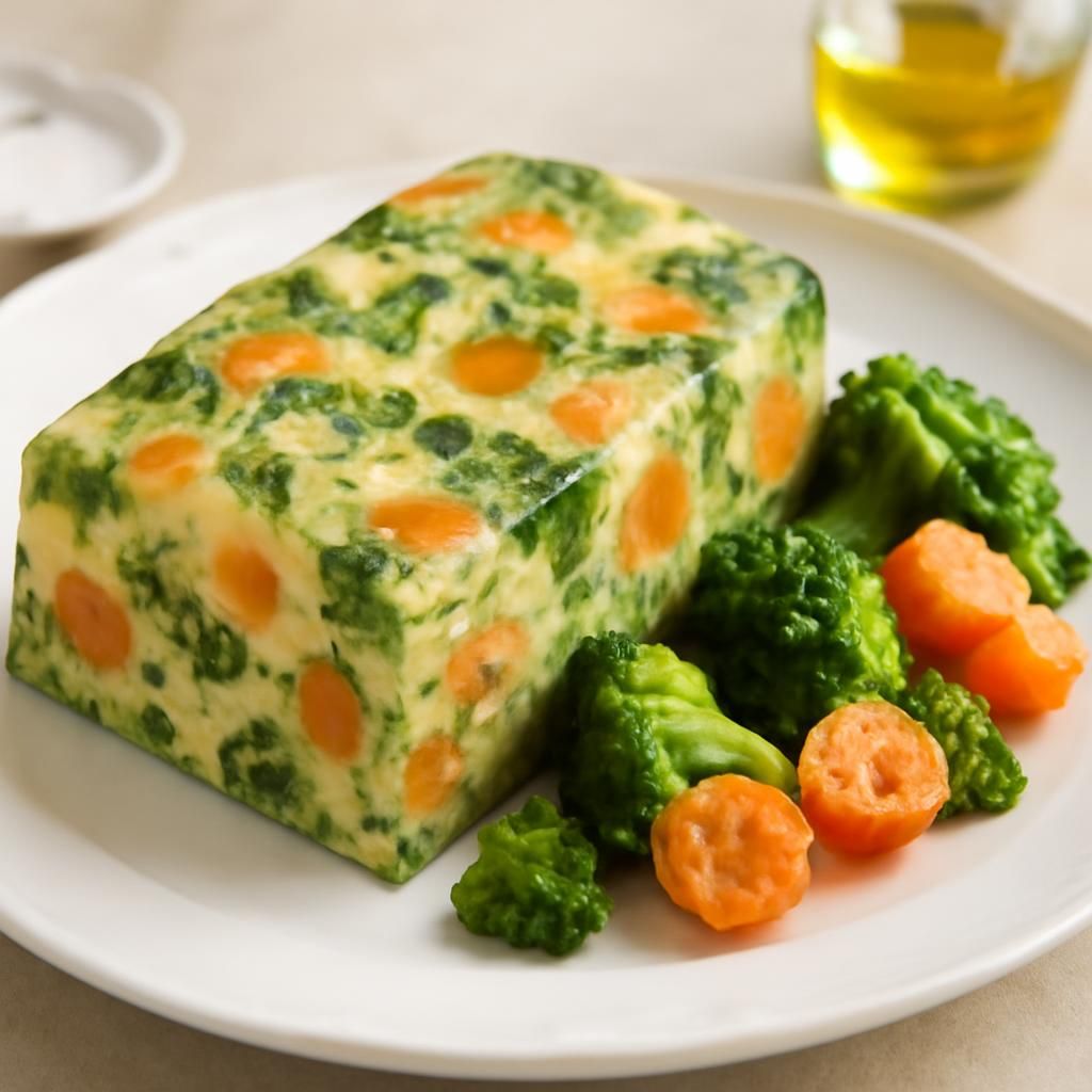 Terrina de cenoura e brócolis no thermomix