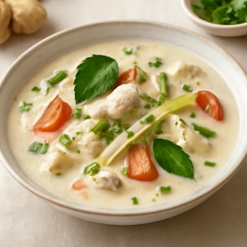Tom Kha Kai – Chicken Coconut Milk Soup with Thermomix