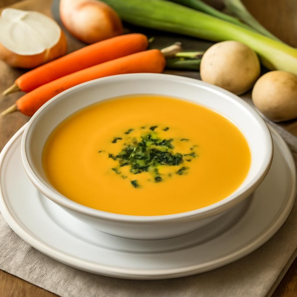 Velouté de verduras de invierno en thermomix
