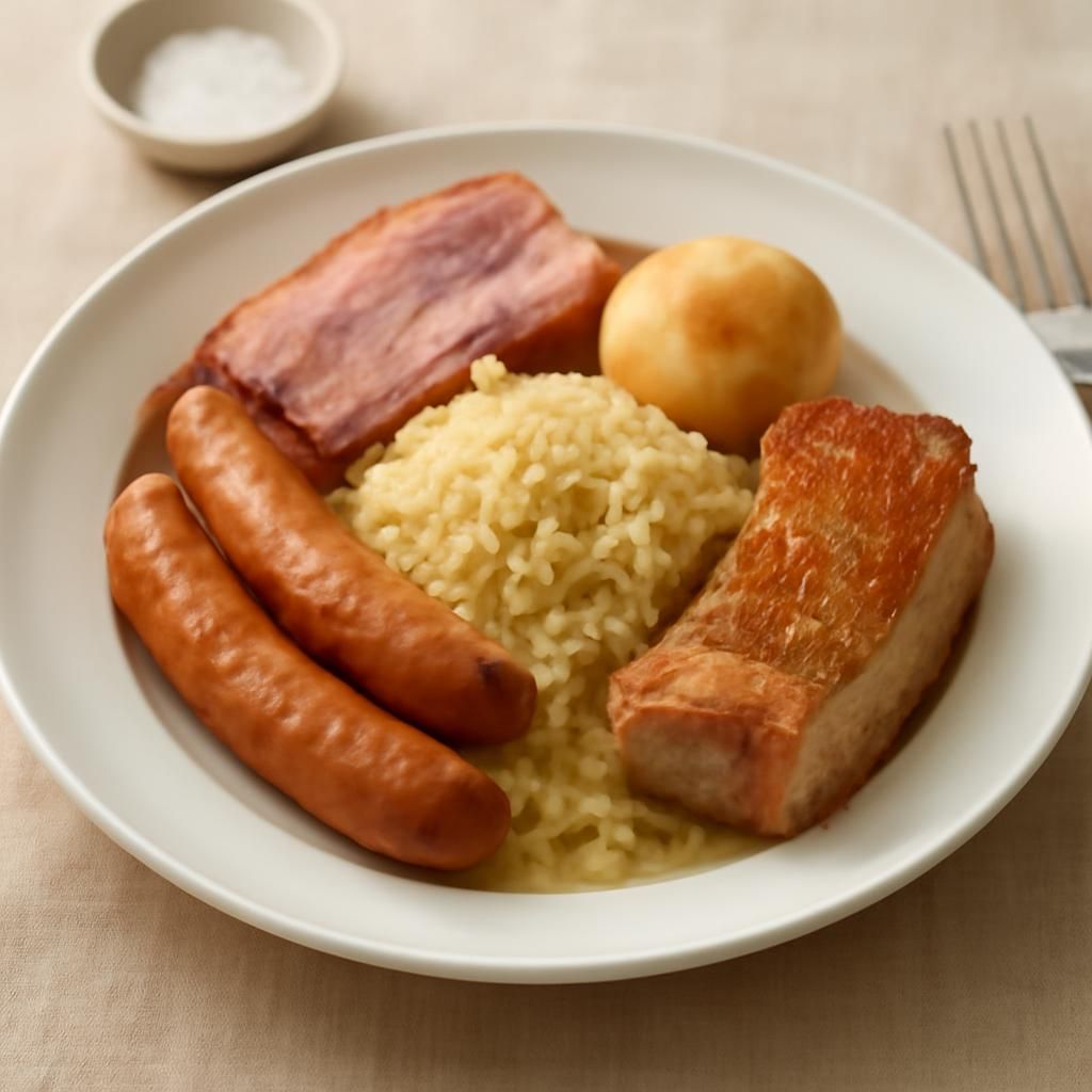 Echte Sauerkraut mit Wurst